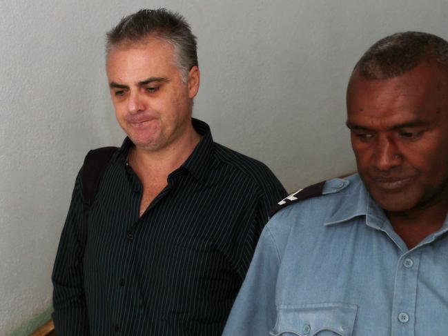 John Nikolic at the High court in Suva, for his sentencing hearing. He was found guilty of importing drugs including cocaine and possessing a weapon in Fiji. His wife Yvette was found not guilty and is now back in Australia. Picture Gary Ramage