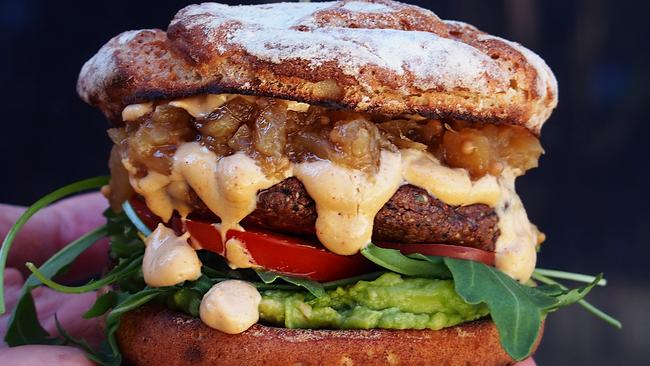 Blendlove in Southport has created a healthy gluten free, dairy free, vegan burger