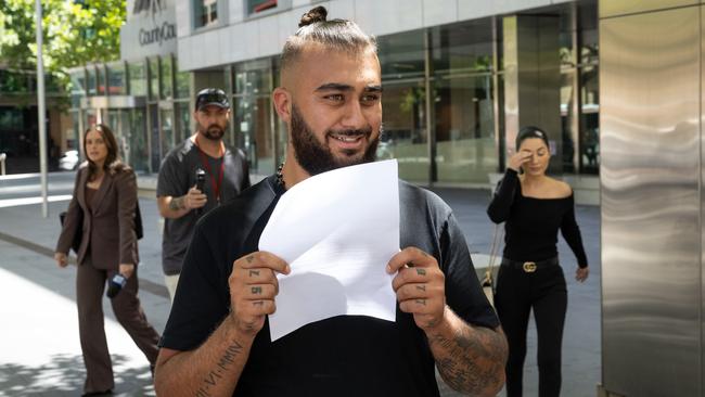 Abrahim El-Tawil, 22, outside the County Court. Picture: Jason Edwards