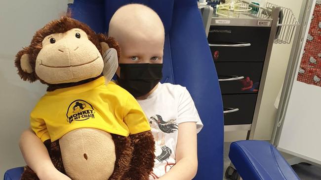 A GoFundMe campaign has been launched to help Townsville girl Charlie Lambert beat cancer for a second time. Picture: Supplied