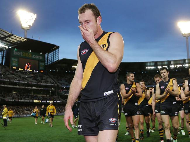 Former AFL footballer Shane Tuck had the most severe case of chronic traumatic encephalopathy (CTE) of any footballer diagnosed with the crippling condition. Picture: Michael Dodge.