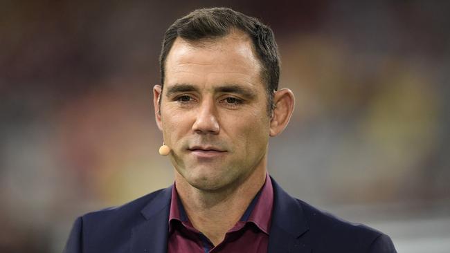 TOWNSVILLE, AUSTRALIA - JUNE 09:  Former rugby league player Cameron Smith is seen before game one of the 2021 State of Origin series between the New South Wales Blues and the Queensland Maroons at Queensland Country Bank Stadium on June 09, 2021 in Townsville, Australia. (Photo by Ian Hitchcock/Getty Images)