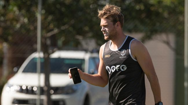 Port Adelaide’s Jack Watts at Grange Oval. Picture: Brad Fleet