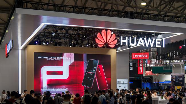 Huawei is being prevented from building Australia’s 5G network. Picture: AFP