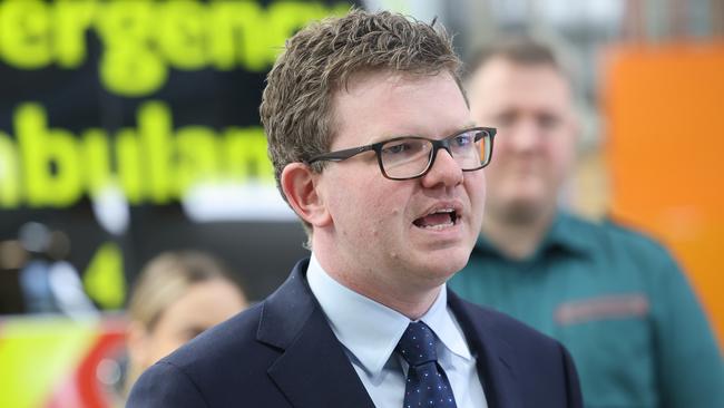 Health Minister Chris Picton’s office released hospital-specific ramping data to the ABC on Thursday morning – but Dr Lawrence said it was just a one-off.