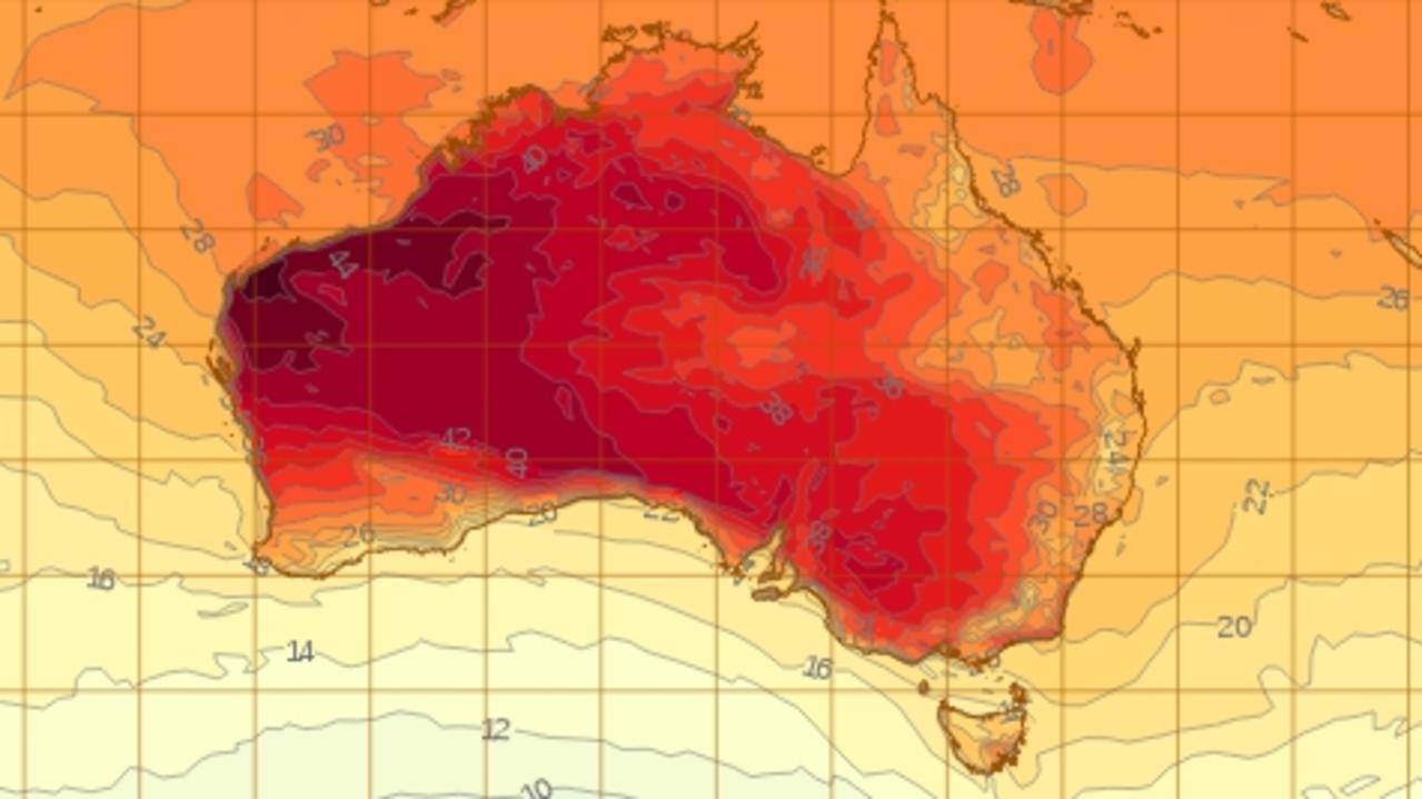 Australia weather Heatwave in Melbourne, Victoria, cool change in