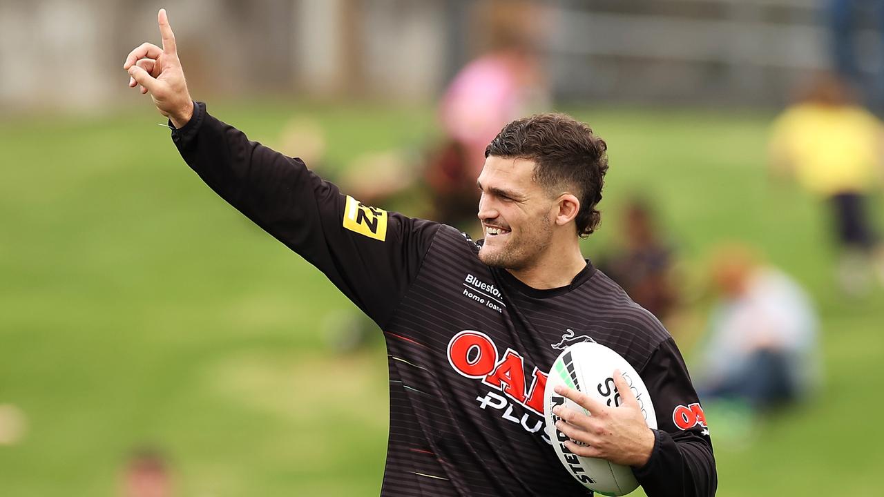 Nathan Cleary is sure to cop plenty of pressure on his kicks. Picture: Mark Kolbe/Getty Images