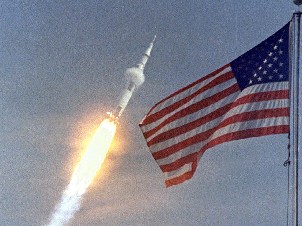Apollo 11 launch on the Saturn V rocket. Picture: NASA