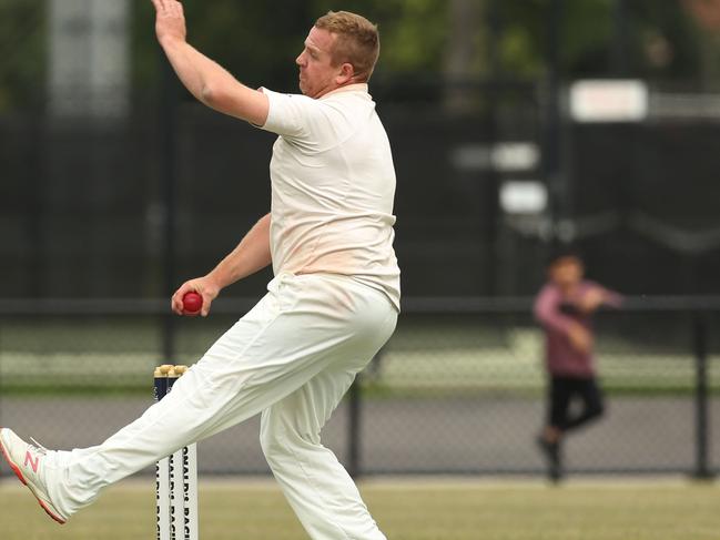 DVCA Cricket: Epping v Diamond CreekDiamond Creek bowler Mark Keenan.Picture: Stuart Milligan