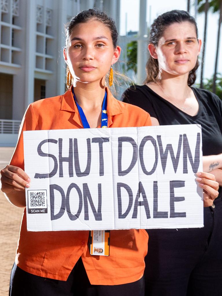 Youth Justice protester Sharna Alley. Picture: Che Chorley