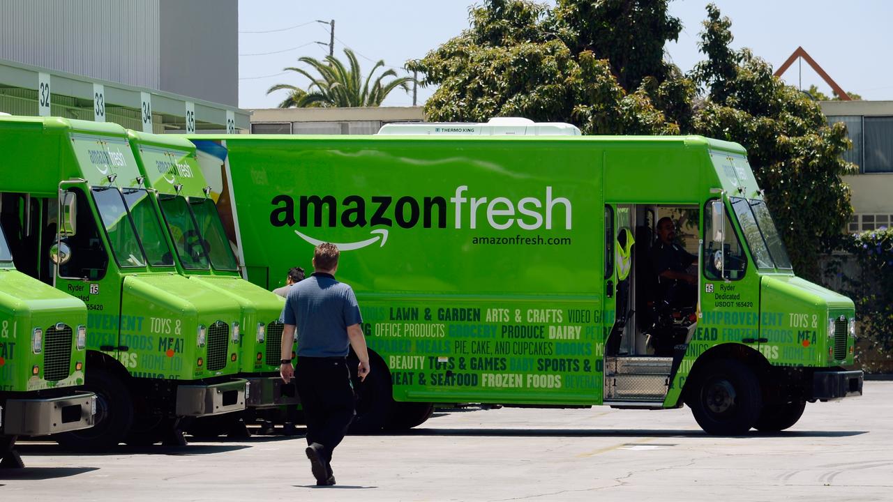 Amazon Fresh’s rollout was held back for a period. Picture: Kevork Djansezian/Getty Images