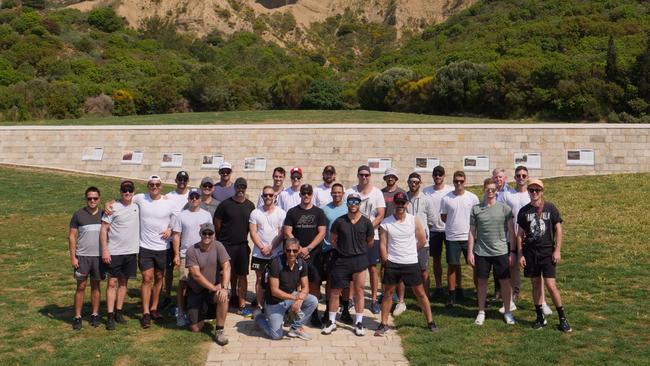 The camp culminated in an emotional ceremony at Lone Pine Cemetery.