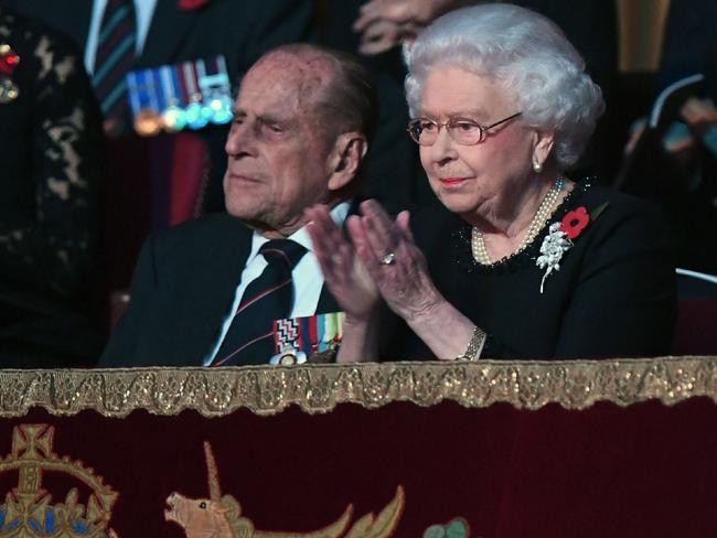 The Queen and Prince Phillip will soon be preparing for the Trumps. Picture: AFP/Victoria Jones