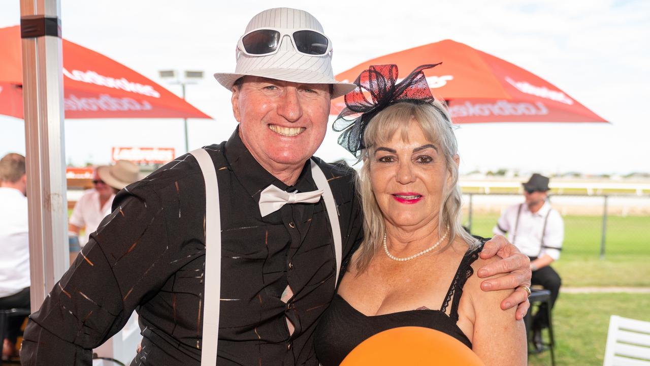 Peter Murphy and Sylvia Steffek at NQ Classic Derby Day Mackay Turf Club Saturday 30 September 2023 Picture: Michaela Harlow