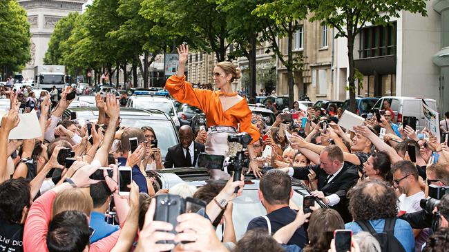 Greeting fans in Paris. (Pic: Getty Images)