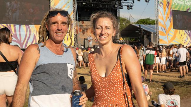 Josh and Sally at BASSINTHEGRASS 2023. Picture: Pema Tamang Pakhrin