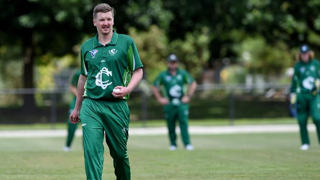 Hamish Paterson took 2-18 for Croydon on Saturday. Picture: Steve Tanner