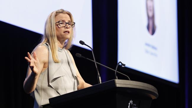 Cairns Post editor Jennifer Spilsbury speaks at the Cairns Post's Future Cairns event, held at the Cairns Convention Centre. Picture: Brendan Radke