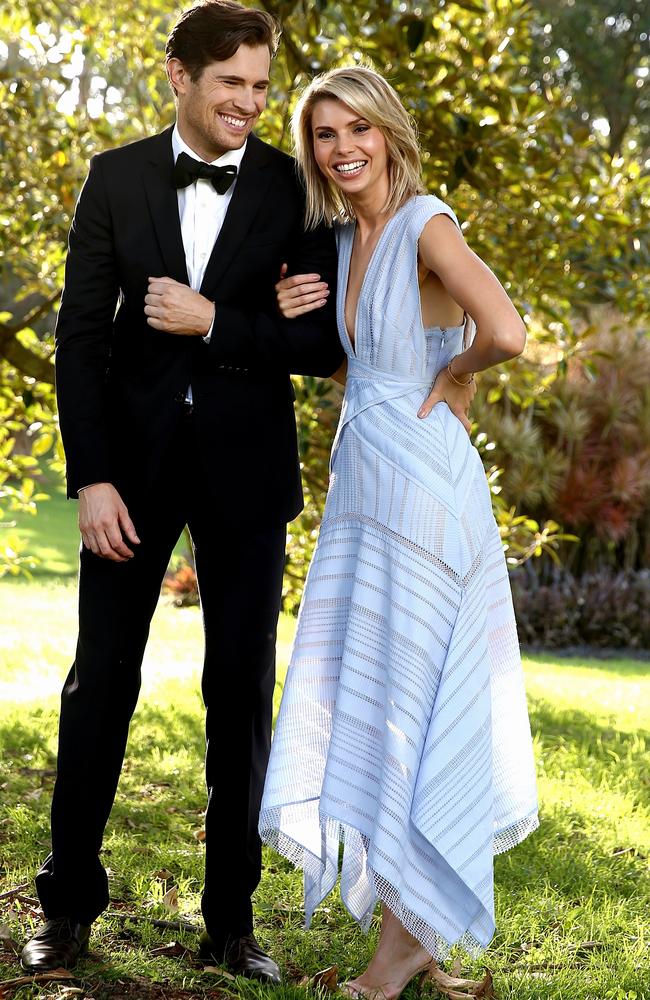 Could winners be grinners? David Berry and Abby Earl are hoping A Place to Call Home receives a Logies nod. Picture: Tim Hunter.