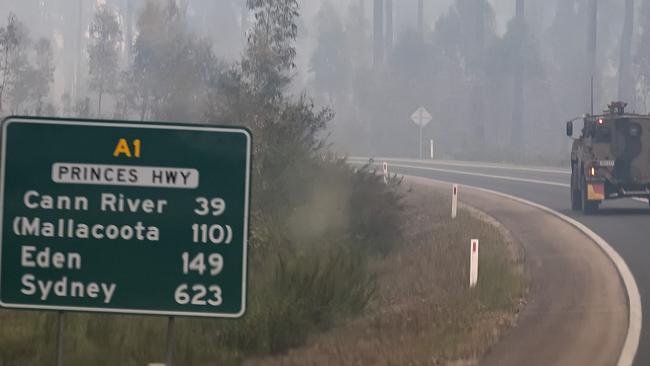 East Gippsland was hit hard in the 2019-20 Black Summer bushfires. Picture: Luis Ascui (Getty Images).