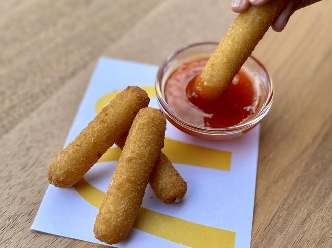 Mozzarella sticks with sweet chilli sauce. Picture: Supplied