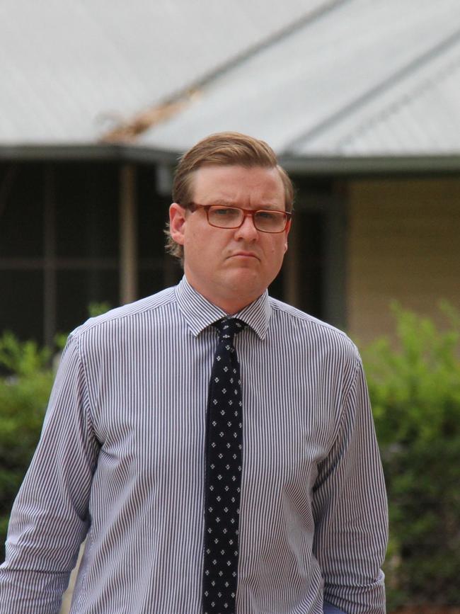 Former NT Police constable Zachary Rolfe's lawyer Luke Officer. Picture: Gera Kazakov