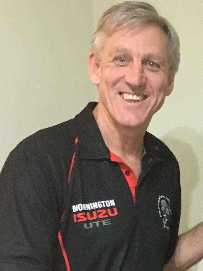 Frankston president Peter Geddes.