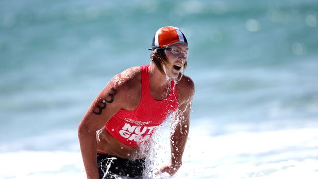 Ben Carberry competing for Warilla Barrack Point at the Kelloggs Nutri-Grain Ironman and Ironwoman series trials back in 2013.