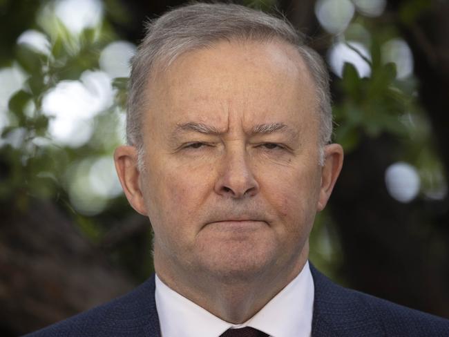 Anthony Albanese maintains that Labor will remain strong on climate change despite replacing his climate and energy spokesman. Picture: NCA NewsWire / Gary Ramage