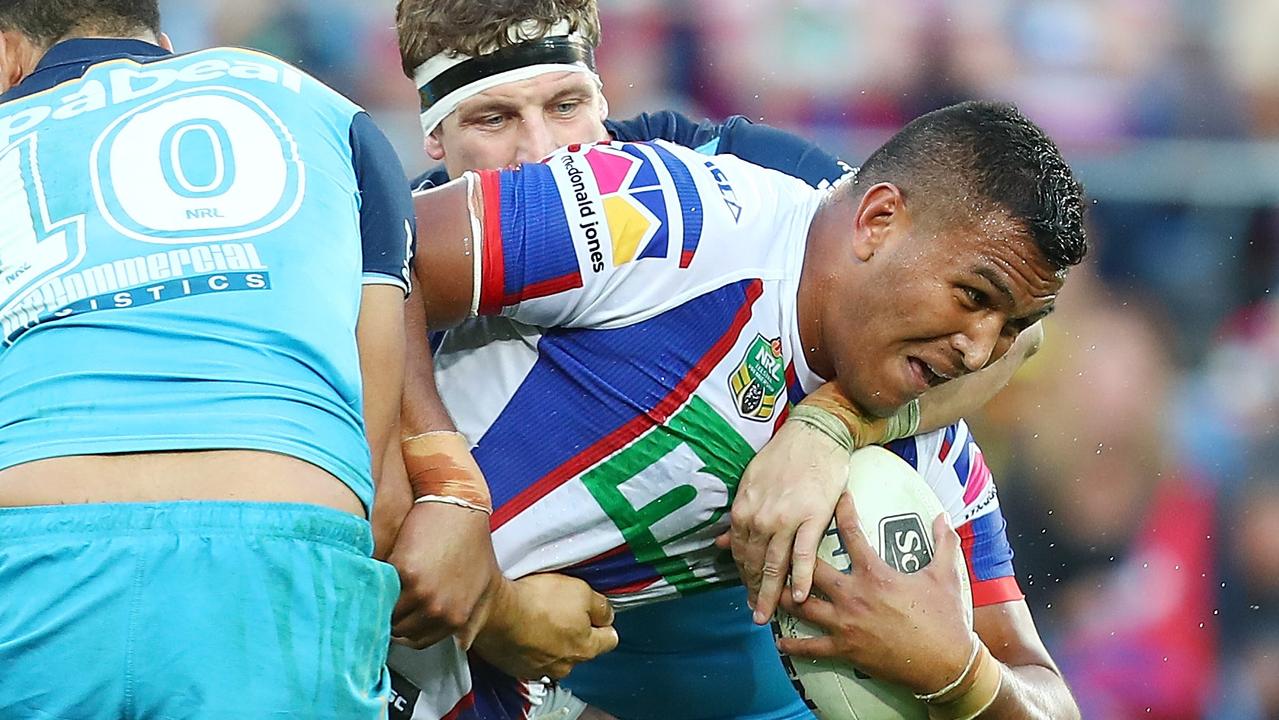 Jacob Saifiti was on the comeback trail after playing only eight games last NRL season.