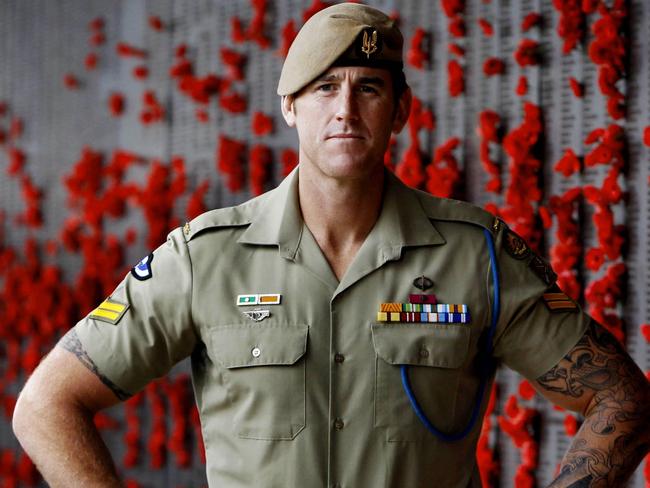*** PICTURE FOR THE SUNDAY TIMES ON SUNDAY 24TH APRIL 2011 - PLEASE SEE PICTURE EDITOR JACKSON FLINDELL ***   NEWS SAS Corporal Ben (Benjamin) Roberts-Smith VC, at the Australian War Memorial in Canberra. PICTURE : RAY STRANGE. ( Pic from The Daily Telegraph )