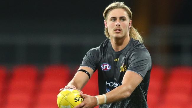 Jeremy Sharp had 20 disposals in his first game for the season. Picture: Chris Hyde/Getty Images