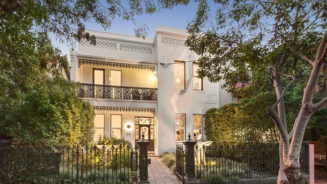 15 Loch Street, St Kilda West, above, in Melbourne, drew $7.75m.