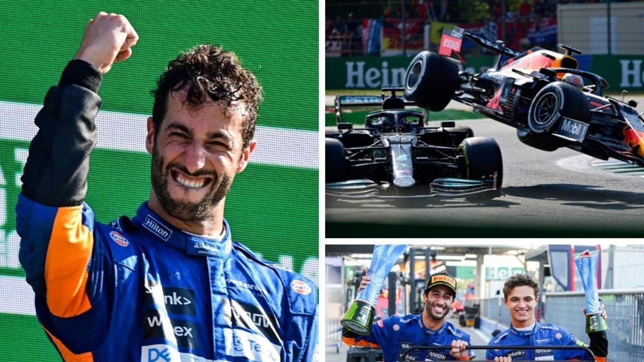 Daniel Ricciardo wins Italian Grand Prix, results, podium celebration ...