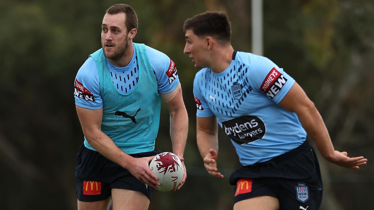 Isaah Yeo is keen to help take the pressure off Nathan Cleary in Origin II. Picture: Paul Kane/Getty Images