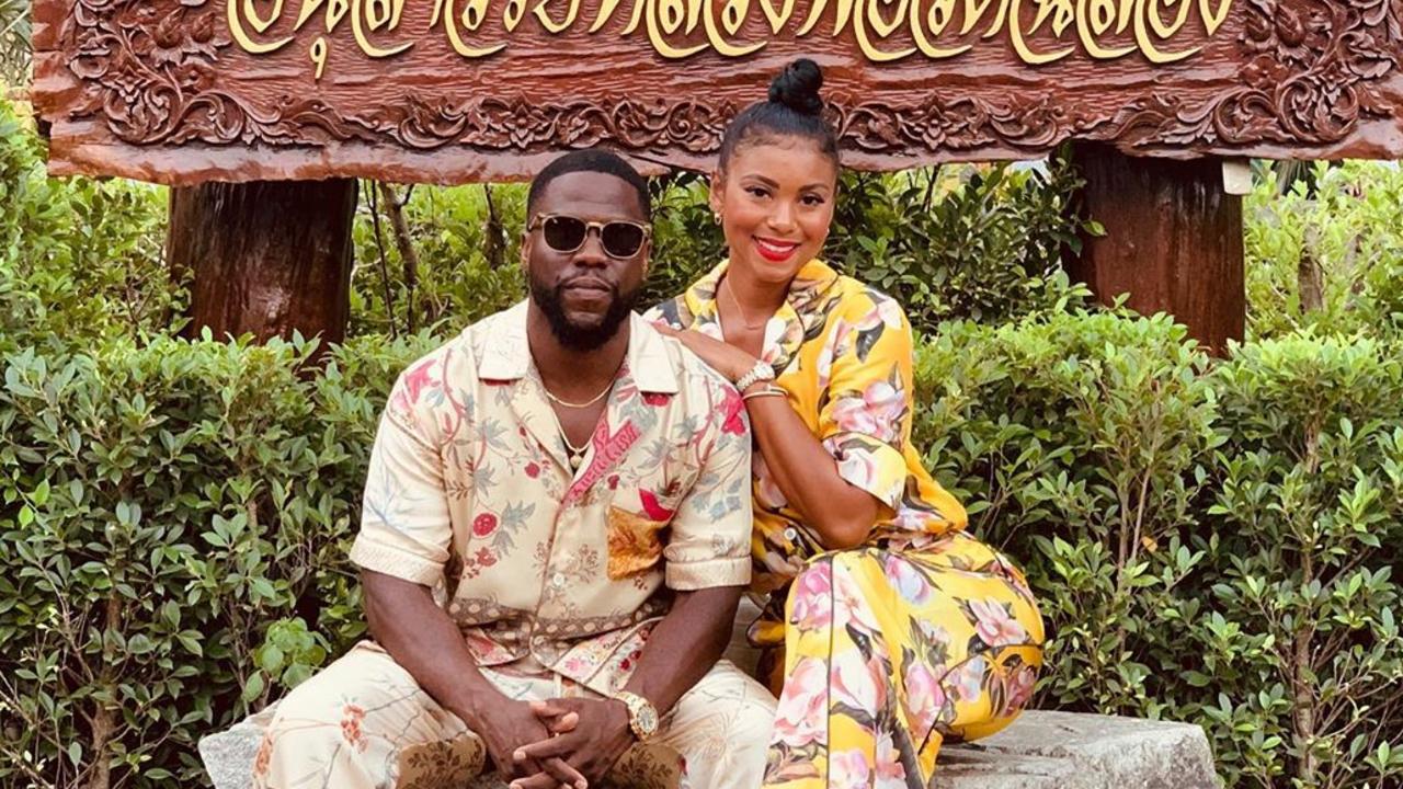 Kevin Hart and his wife Eniko in Thailand.