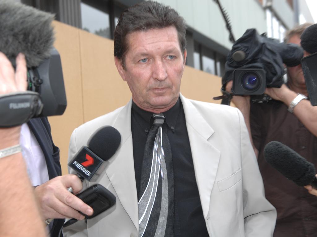Kevin Steven Correll, pictured here during the inquest into Rachelle Childs’ death, is a person of interest in her murder.