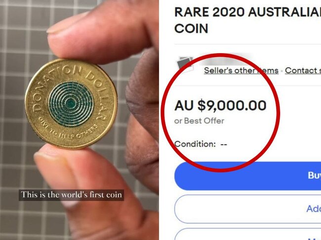 Aussies warned over coin listings. Picture: Instagram/eBay