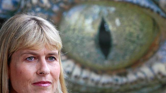 13/04/10         190541Terri Irwin irwin talks to media about the Steve Irwin Wildlife Reserve being attacked by mining.Photo: Cade Mooney Sunshine Coast Daily. Picture: Cade Mooney/cm190541