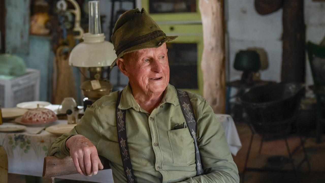 Peter Squires of Old Tailem Town Pioneer Village hopes to get the site heritage listed to ensure it remains part of South Australia once he passes away. Picture: Roy VanDerVegt