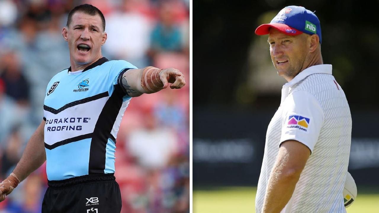 NRL 2019: Paul Gallen, Nathan Brown, Newcastle Knights vs Cronulla ...