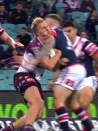 The Brown hit. Photo: Fox Sports