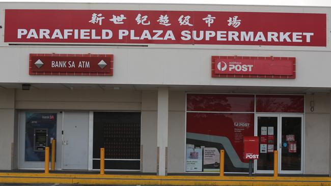 Parafield Plaza Supermarket has been listed as a location visited by an infected person. Picture: Tait Schmaal.