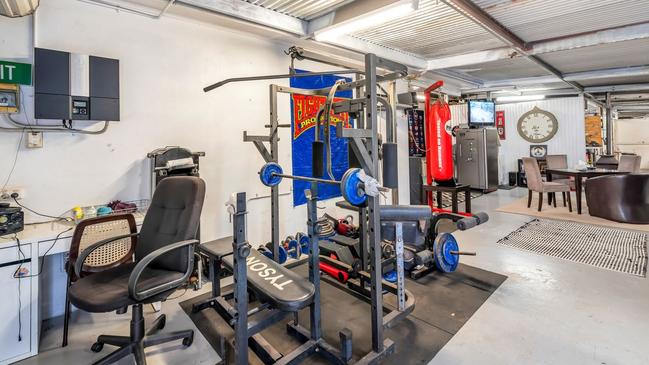 The gym would have been given a pretty serious workout. Source: Realestate.com.au