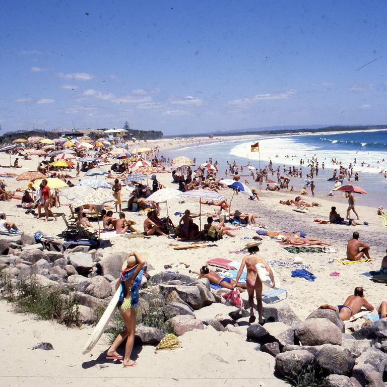 1979 - Noosa Beach. Picture: Geoff McLachlan