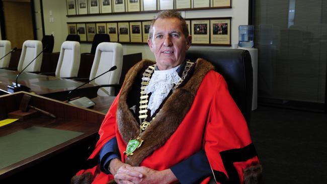 Tea Tree Gully Mayor Kevin Knight at the Tea Tree Gully council chambers. Picture: Mark Brake