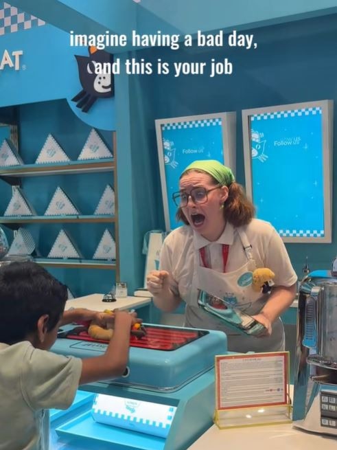 There is even a Jellycat diner Picture: TikTok/@amandalouiseb