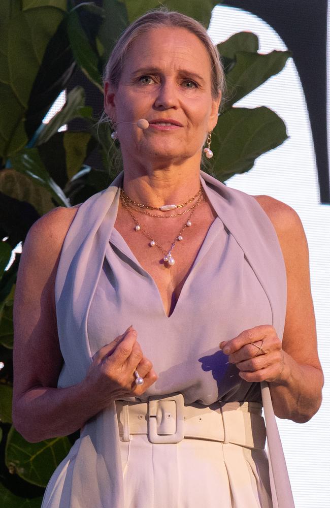 Shaynna Blaze at the October Business Month 2023 in Mindil Beach Casino Resort, Darwin. Picture: Pema Tamang Pakhrin