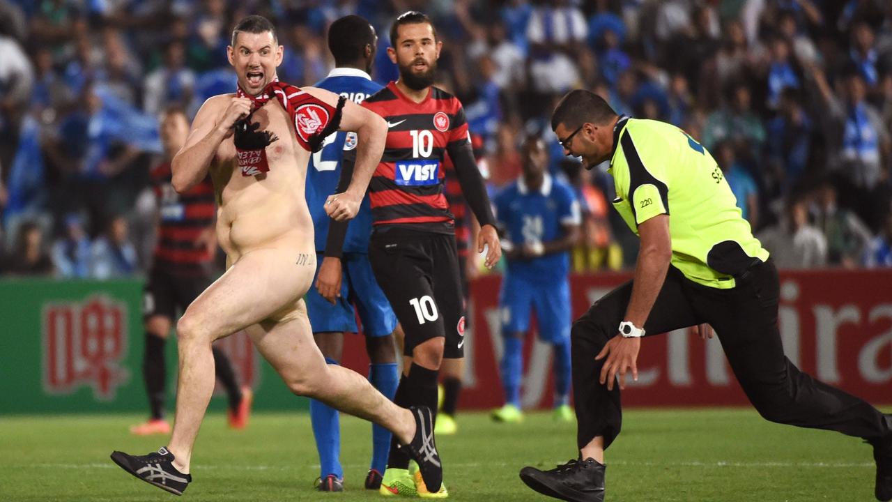 Streaker At Champions League