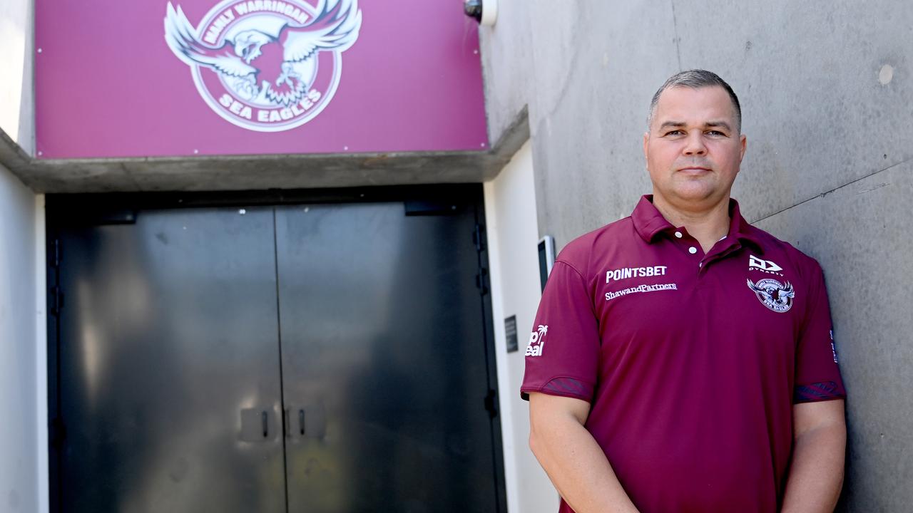 Anthony Seibold will coach his first game against South Sydney in the pre-season challenge. Picture: Jeremy Piper